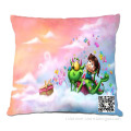Custom All Over Sublimation Printing Pillow Cover With Zipper